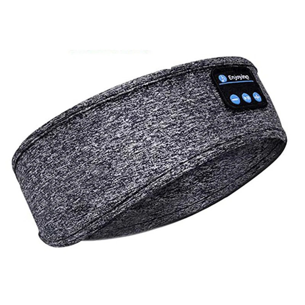 Comfortable Bluetooth Sleeping Band Headphone Music Eye Mask Soft Elastic Wireless Sport Headband Headset